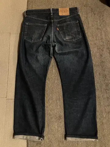 LEVIS 502 빨간색 귀 w32 big E