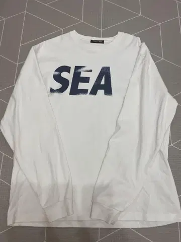 WIND AND SEA SEA 프린트 긴팔 티셔츠