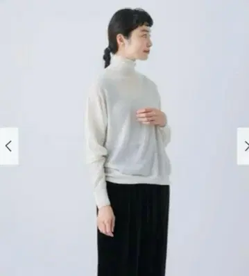 택 포함 새상품 카구레 울 하이 게이지 터틀 니트 어반 리서치 도어스