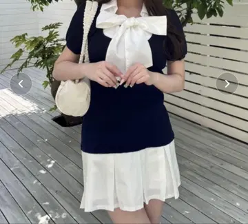 OLIVE des OLIVE 3way 보타이 도킹 원피스