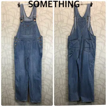 썸씽 SOMETHING 데님 블루 오버롤 Y