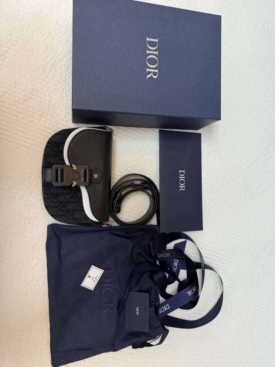 Dior Oblique Saddle Mini Flap Messenger Bag