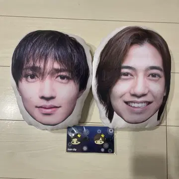 King & Prince 불꽃놀이 쿠션과 헤어 클립 세트
