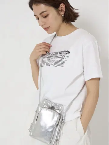 그린 라벨 릴랙싱 실버 미니 숄더백