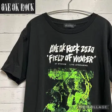 ONE OK ROCK 공식 2020 필드 오브 원더 티셔츠 XL