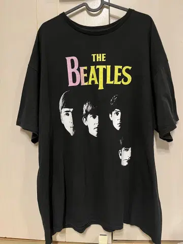 The Beatles 티셔츠 블랙  거의 L 사이즈