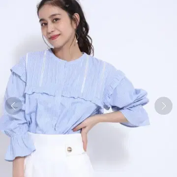 스트라이프 블라우스 마이 스트라다