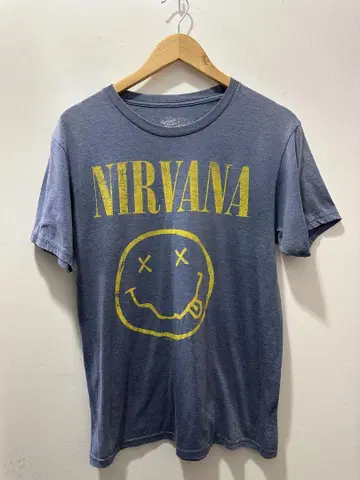 너바나 NIRVANA 밴딩 티셔츠 구제 의류 멕시코제