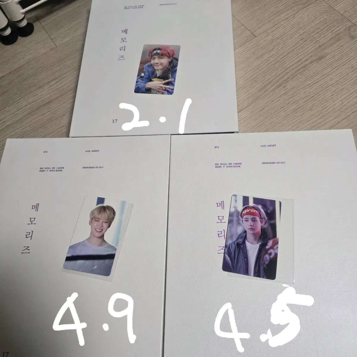BTS Bangtan 2017 Memories full set including poca wts on