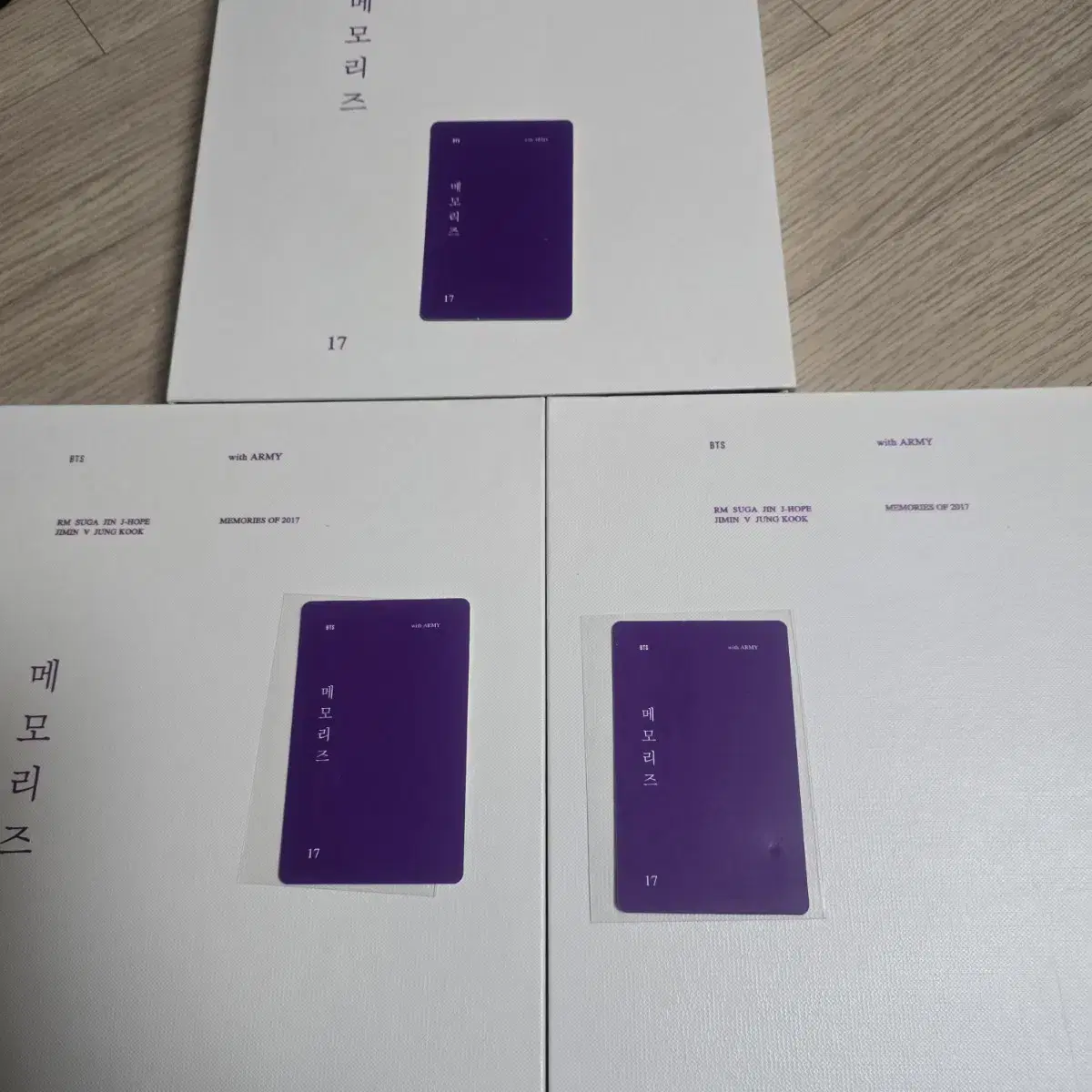 BTS Bangtan 2017 Memories full set including poca wts on