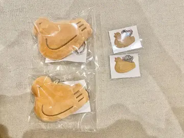 비둘기 홀더 비둘기 사브레 봉제 인형 스트랩 2세트