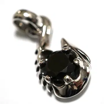 Silver925 목걸이 펜던트 후크 낚시 바늘 검정 개운 인기