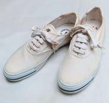 미착용 폴로 랄프로렌 92년 빈티지 스니커즈 데크 슈즈 하자품