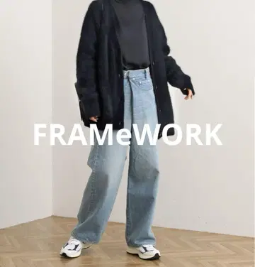 FRAMeWORK (프레임워크) 랩 데님 팬츠