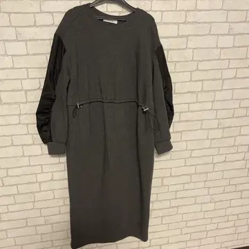 DoiDoi 그레이 긴팔 원피스