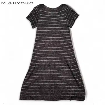 M.&KYOKO 이소재 와시 혼방 니트 원피스 size 2 (M 상당)