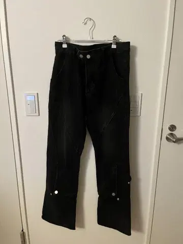 블랙 데님 팬츠 M 사이즈