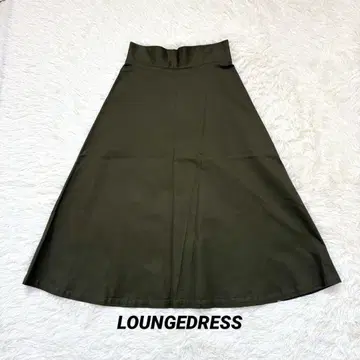 LOUNGEDRESS 라운지 드레스 치노 플레어 스커트 롱 플레어