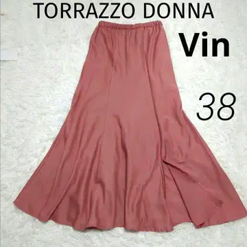 새상품 Vin TORRAZZO DONNA 롱 스커트 38 코튼