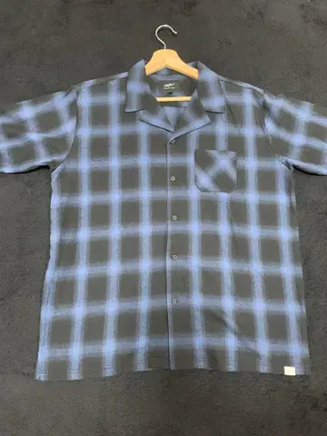wtw OMBRE CHECK SS SHIRT 옴브레 반팔 셔츠