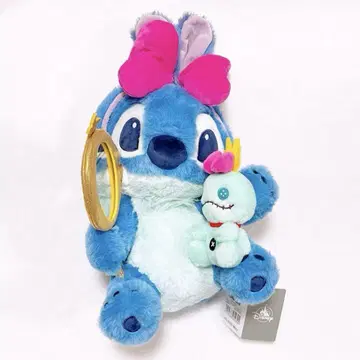 디즈니 스토어 스티치 & 스쿰프 봉제 인형 Ribbon Stitch