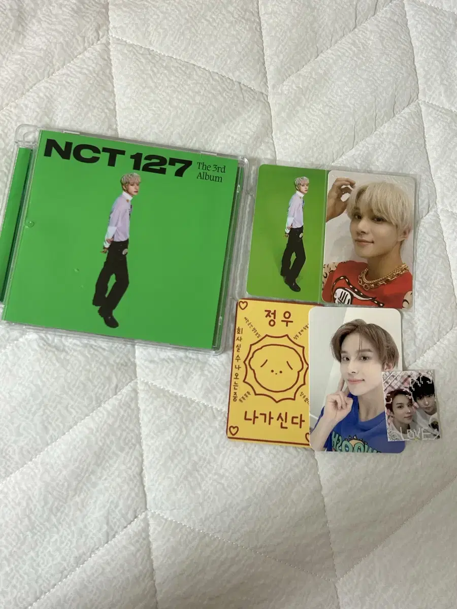 엔시티 127 스티커 쥬얼 정우 , 포카 , 비공굿