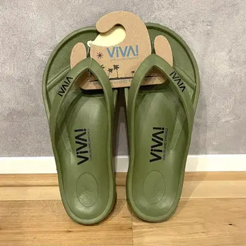 비바 아일랜드 VIVA ISLAND 샌들 25cm 카키 그린