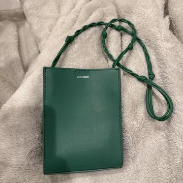 jilsander 스퀘어 백 숄더백 그린