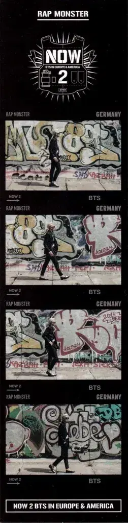 BTS NOW2 BTS IN EUROPE & AMERICA RM 북마크
