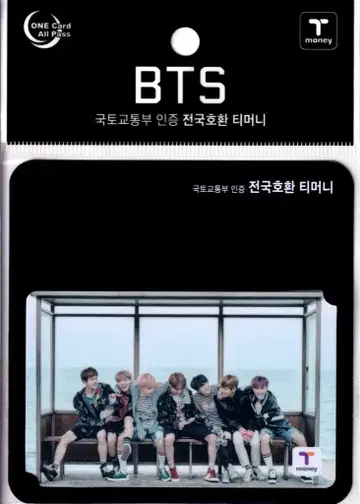 BTS 스프링 데이 모임 T-MONEY 카드