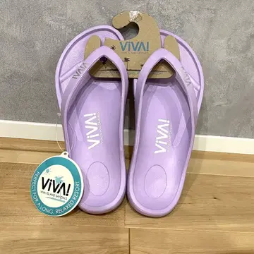 비바 아일랜드 VIVA ISLAND 샌들 25cm 퍼플 라벤더
