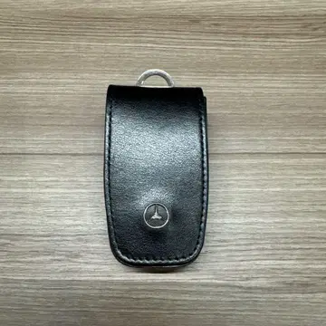 벤츠 블랙 가죽 키 케이스