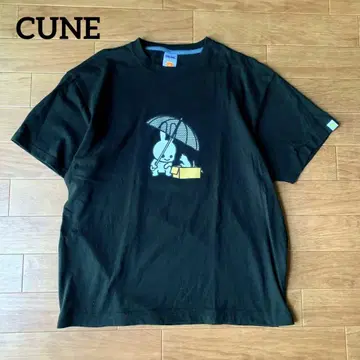 CUNE 티셔츠 XL 사이즈 종이상자 버려진 고양이