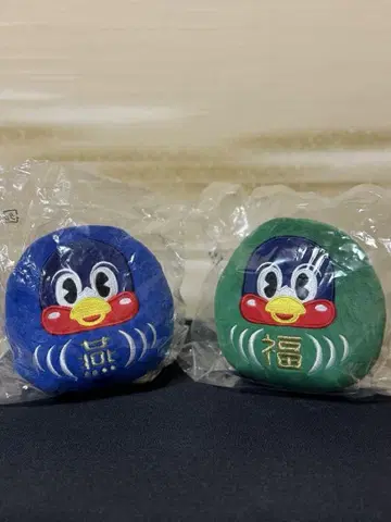 쓰바쿠로 달마 봉제 인형 2개 세트