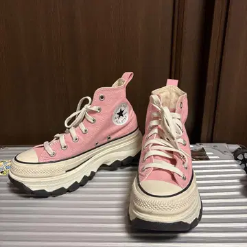 CONVERSE ALL STAR 핑크 하이컷 통굽