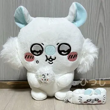 치이카와 모몽가 모구모구 봉제 인형 리스트 밴드 키링