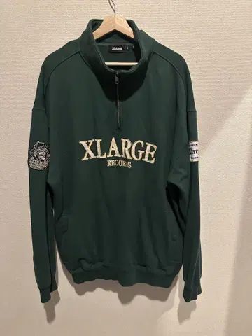 XLARGE 다크 그린 집업 트레이닝복 XL
