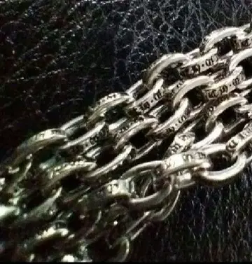 새상품 약 50cm 페이퍼 체인 silver925