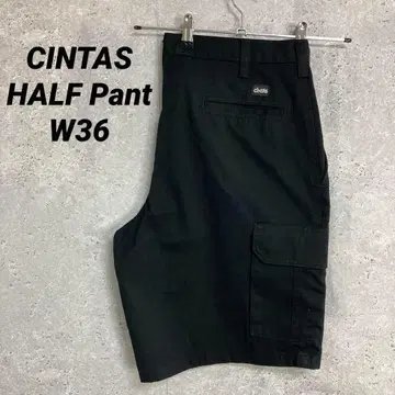 CINTAS 신타스 블랙 치노 팬츠 카고 팬츠 구제 의류 W36