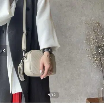 미사용 새상품 미카레미카레 천연 가죽 숄더백