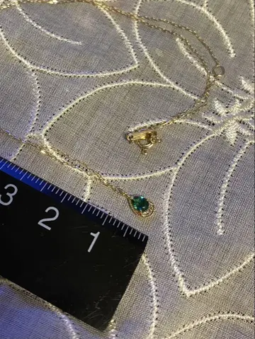 테이크업 TAKE-UP 목걸이 다이아몬드 에메랄드