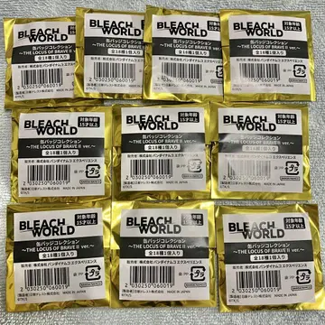 [미개봉품] BLEACH WORLD 캔뱃지 컬렉션 10종