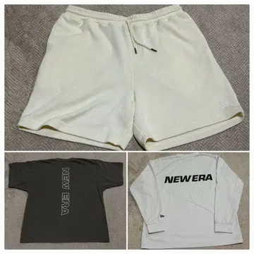 뉴에라 NEW ERA 3개 세트 숏팬츠 티셔츠 롱T