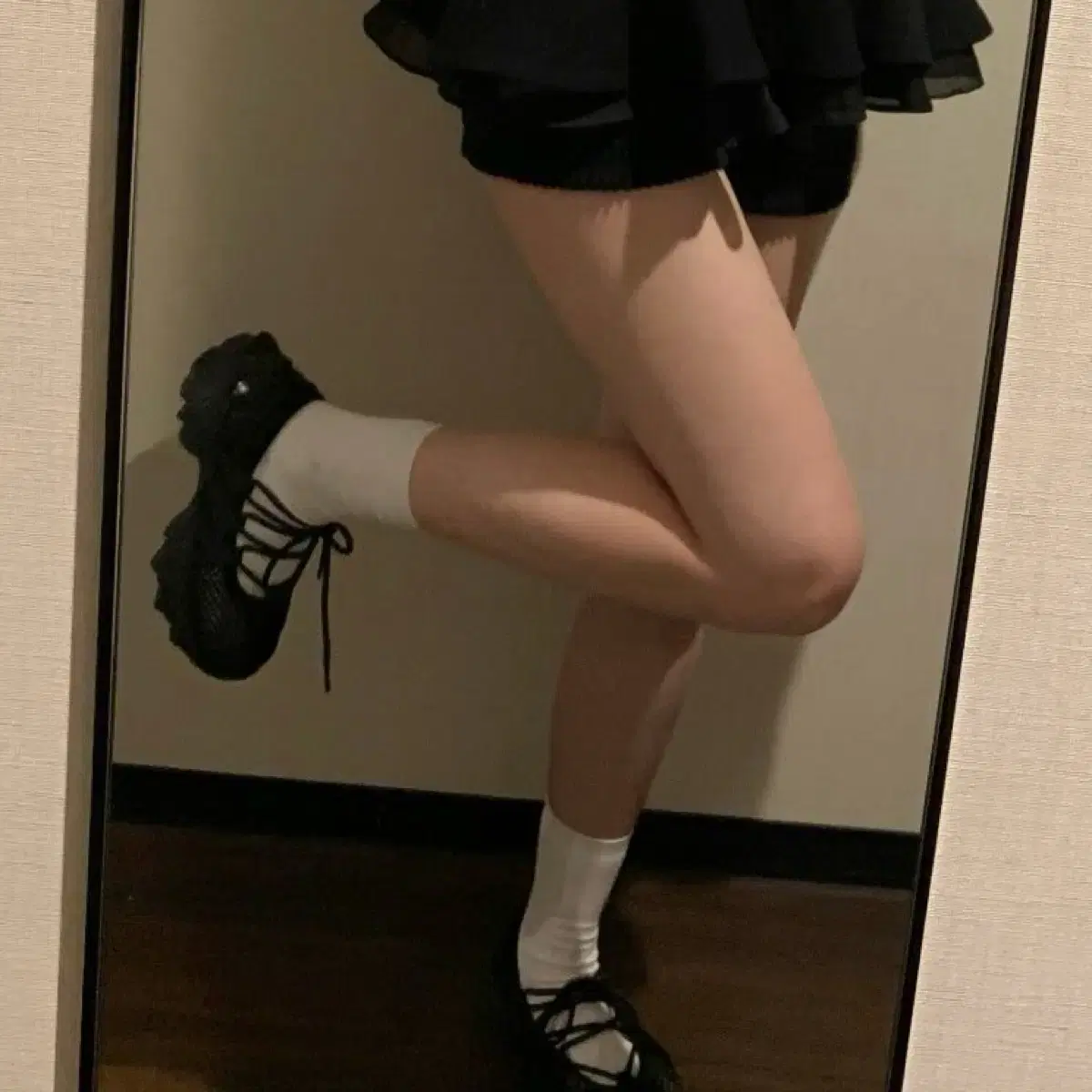 【Matin Kim】 MESH BALLET SNEAKERS IN BLACK MUSINSA | MATIN KIM MESH BALLET SNEAKERS IN BLACK