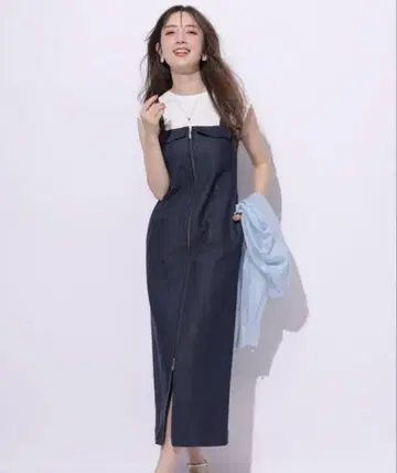 아푸와이저 리셰 프론트 지퍼 베어 원피스