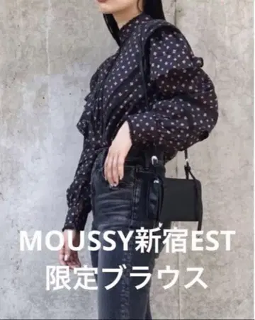 MOUSSY 레이스 블라우스 신주쿠 루미네 EST 한정판