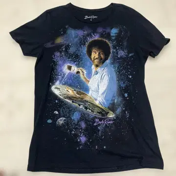 bob ross 티셔츠 잡지 게재 상품 구제 의류 NHK