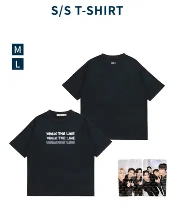 Enhypen 블랙 바디 티셔츠