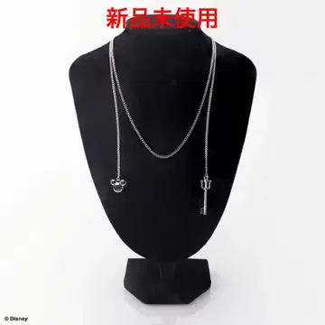 새상품 스퀘어 공식 킹덤하츠 킹덤 체인 실버 목걸이
