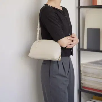 gemeil 와이드 원숄더백 그레이 베이지